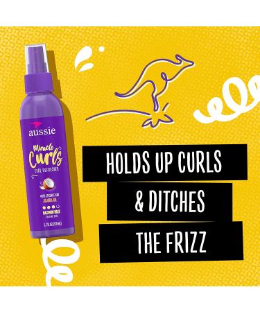 Aussie Miracle Curls Collection - Shampoo, Conditioner, Deep Conditioner, Spray Gel, Detangling Milk, and Oil Hair Treatment Set - Buy Online on GoSupps.com