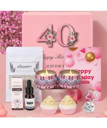 40th Birthday Gifts for Women Pamper Birthday Gifts Sets Hamper for Women Mum Mother Friend Sister Wife Her Self Care Relaxation Spa Relax Bath Gift Birthday Presents for Women
