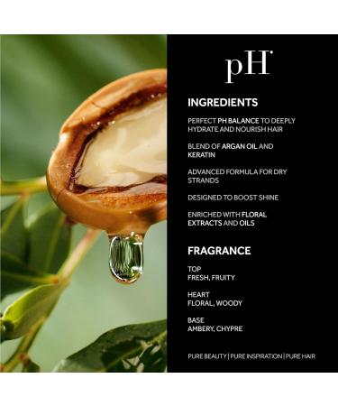 pH Labs Argan & Keratin Shampoo Hair Mask & Elixir Set | Hydrating Color Protection for Lustrous Hair - Buy Internationally - Buy Online on GoSupps.com