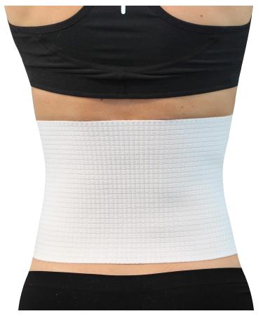 Hydas back support bandage standard belt for a healthy back and correct posture bandage for light back pain (simple support) white
