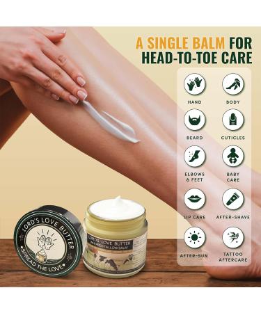 Lord's Love Butter Natural Organic Tallow and Honey Balm That Actually Absorbs - Organic Grass Fed Beef Tallow Face Moisturizer for Dry Aging Skin - Restores What Synthetic Lotions Strip Away - Buy Online on GoSupps.com