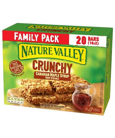 Shop Nature Valley Crunchy Canadian Maple Syrup Cereal Bars - Family Pack 420g | International Shipping Available - Buy Online on GoSupps.com