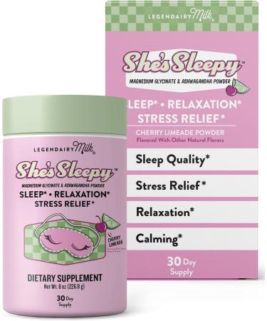 Legendairy Milk Mane Event Hair Growth Vitamins + She s Sleepy Magnesium Sleep Drink for Women - Buy Online on GoSupps.com