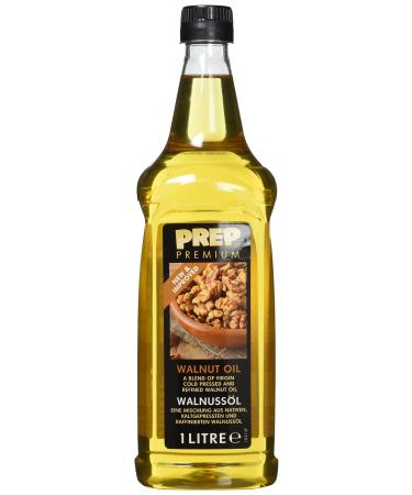 Prep Premium walnut oil 1 x 1000 ml Pet mixture of native cold -pressed refined walnut oil very taste -intensive for marinating meat fish poultry - Buy Online on GoSupps.com