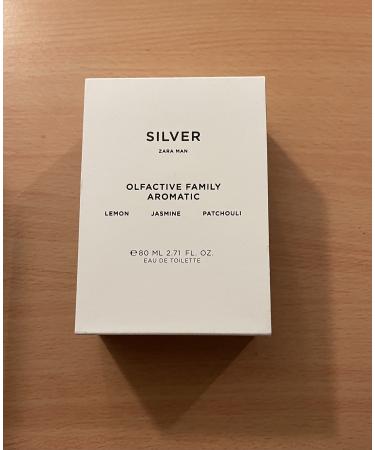 Zara MAN SILVER 80 ML (2.71 FL. OZ) MAN SILVER EDT 80 ML (2.71 FL. OZ). AROMATIC EAU DE TOILETTE. FRAGRANCE PYRAMID INCLUDES NOTES OF NEROLI BLOSSOM PEPPER AND SANDALWOOD.