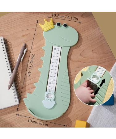 Children's Foot Measurement Device - Tnsland Shoe Size Knife & Double Scale Footmuff in Green - Buy Online on GoSupps.com