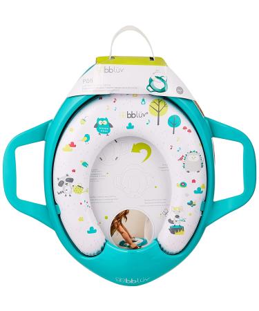 BBLV Pti Padded Toilet Seat Cover for Potty Training - Aqua - Buy Online on GoSupps.com
