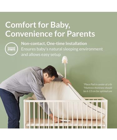 Cubo Ai Sleep Sensor Pad - Real-Time Baby Micro Movement Tracking & Motion Detection with Proactive AI Baby Safety Alerts  Non-Contact | Must be Paired with Cubo Ai Plus Smart Baby Monitor - Buy Online on GoSupps.com