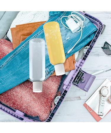 24 Pack 4oz Clear Plastic Travel Bottles with Flip Cap - Refillable Containers for Shampoo, Soap, Lotion & Cream - Buy Online on GoSupps.com