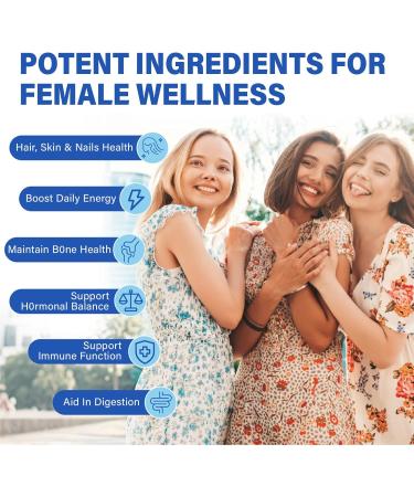Multivitamin for Women Gummy Vitamins - Methylated B Complex with Iron, Calcium, Collagen, Biotin, Vitamin A, C, E, D3, Inositol - Womens Multivitamin Gummies for Skin, Energy & Immune Health Peach 60 Count (Pack of 2) - Buy Online on GoSupps.com