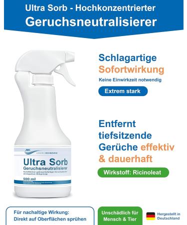 Ultra Sorb Odor Killer | Extreme Odor Neutralizers | Stubborn Smell Remover | AK Variochemie | Made in Germany - Buy Online on GoSupps.com