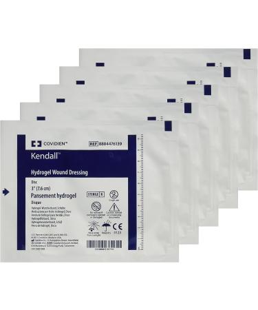 Kendall Aquaflo Hydrogel Wound Dressing Disk 3 Inch - 5 Count - Buy Online on GoSupps.com