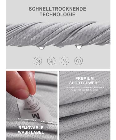 Ueeeko Men's Sleeveless Tank Tops 3 Pack - Quick-Drying Breathable Muscle Shirts for Gym & Running - Black White Light Gray - Buy Online on GoSupps.com