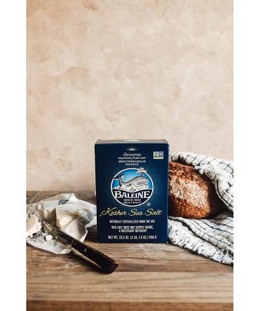 Buy La Baleine Kosher Salt 33.5oz (Pack of 6) - Premium Flavor & Quality - Buy Online on GoSupps.com
