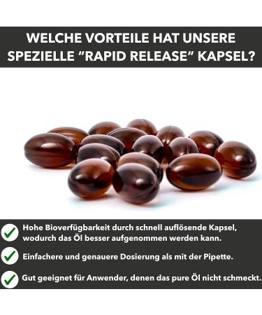 Hemp Oil Softgel Capsules | 1000mg High Dose | Active Swiss | Cold Pressed for 210 Days | International Shipping - Buy Online on GoSupps.com