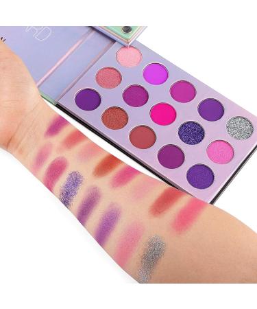 CCbeauty 60-Color Eyeshadow Palette | High Pigmented Glitter Matte Shimmer | Long Lasting & Waterproof | Valentine's Day Gift - Buy Online on GoSupps.com