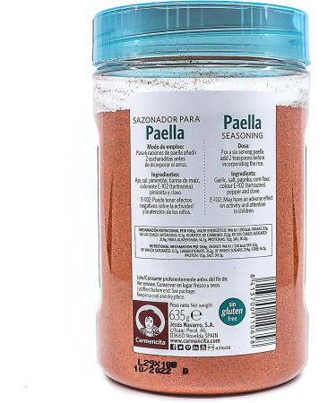 CARMENCITA Paella Spices Catering JAR 635G - Buy Online on GoSupps.com