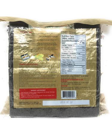 Heiwa Roasted Seaweed Sushi Nori - Gold- 100 Half Cut Sheets - 140 Grams - Buy Online on GoSupps.com