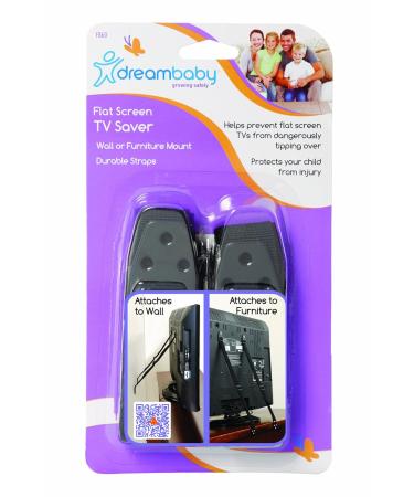 Dreambaby G860 Flat Screen TV Anti-Tip Mount & Child Safety Lock (2 Pack) - Secure Your Home - Buy Online on GoSupps.com