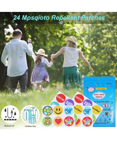 21 Pack Waterproof Mosquito Repellent Bracelets | Individually Wrapped Bug Wristbands for Kids & Adults - Perfect for Outdoor Activities - Buy Online on GoSupps.com
