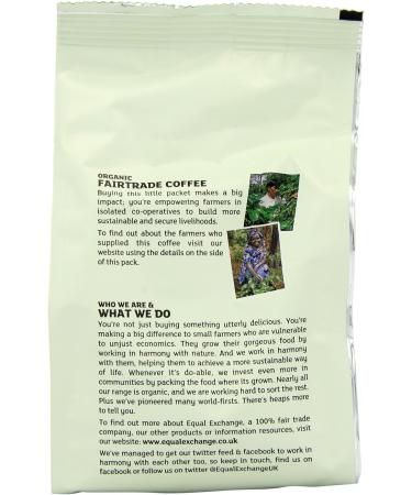  Equal Exchange Equal Exchange Organic Roasted Ground Coffee Dark City 227g (pack of 4) - Buy Online on GoSupps.com
