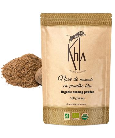 KHLA - Nutmeg powder - Organic and Fair Trade - Bag 500g