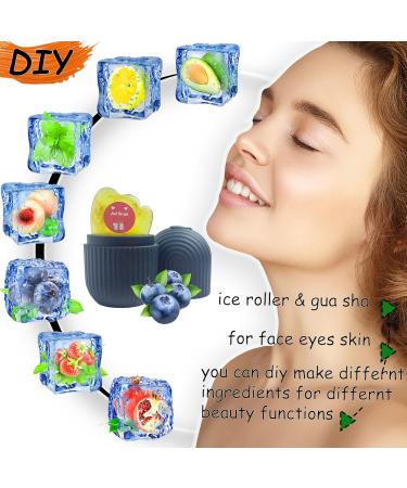 Shop Keepaq Ice Scooter Face Massager & Reusable Silicone Roller for Skincare | Reduce Pores & Dark Circles - B-Black - Buy Online on GoSupps.com