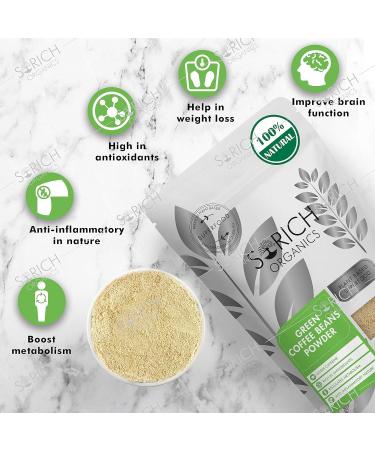 JEVR Pure & Natural Green Coffee Bean Powder 200 g - Buy Online on GoSupps.com
