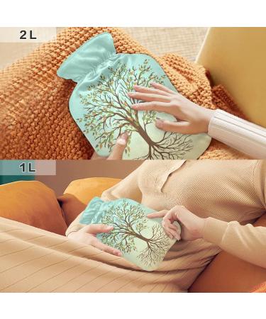 Autumn Tree of Life Hot Water Bottle | 1L BPA Free | Pain Relief & Cold Compress | Eco-Friendly | International Shipping - Buy Online on GoSupps.com