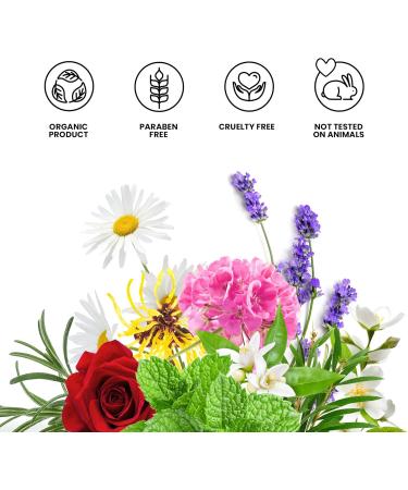 Tea Tree Anti Acne Floral Water Hydrolat 500 ml 17.59 fl oz with Spray Cap for Oily Skin Dry Skin Blemish Itchy Skin Hair and Body Moisturiser Unisex After Shave Problem Skin - Buy Online on GoSupps.com