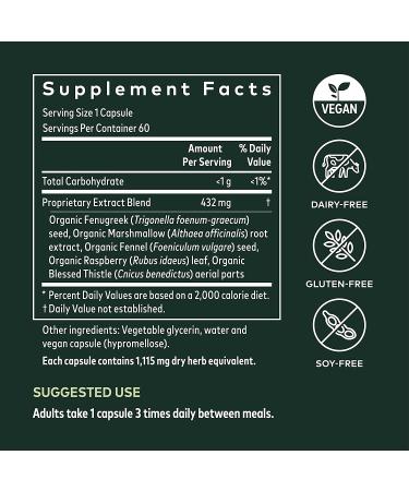 Gaia Herbs Lactation Support 60 Vegan Liquid Phyto-Caps for Women - Buy Online on GoSupps.com