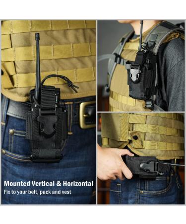 VIPERADE MOLLE Radio Holster for Vest - Universal Walkie Talkie Holder for Duty Belt - Tactical Radio Pouch for Baofeng & Motorola - Buy Online on GoSupps.com