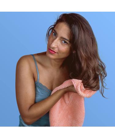 Luxurious Pink Microfiber Hair Turban | Ultra Absorbent & Fast Drying Headscarf for All Hair Types - Perfect for Curly Wet Long & Thick Hair - Buy Online on GoSupps.com