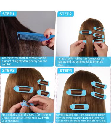 Aster 29Pcs Sponge Hair Rollers Set Self Grip Heatless Foam Hair Curlers Rollers for Long Hair Medium and Short Hair No Heat Hair Curlers Rollers Hair Volume with Pintail Comb for Women Hair Styling - Buy Online on GoSupps.com