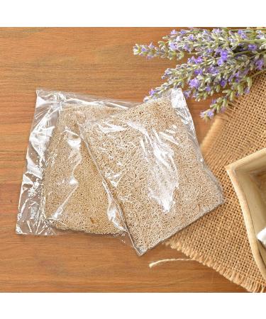Buy 10 Pcs Kheoxusa Individually Wrapped Natural Loofahs - Exfoliating Body Scrubbers for Travel Bath Shower & Spa | Premium Luffa Sponge Pads - Buy Online on GoSupps.com