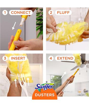 Swiffer Pet Heavy Duty Dusters Refills - 11 Count | Multisurface 360 Dusters with Febreze Odor Defense - Buy Online on GoSupps.com