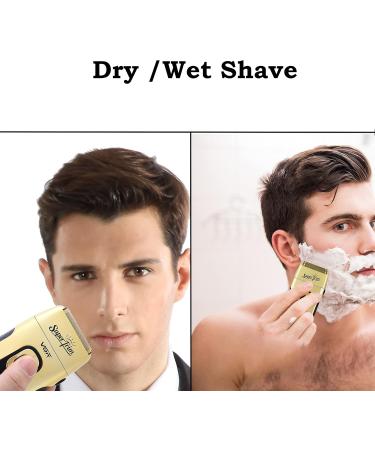 VGR Double Foil Electric Shaver for Men | 3 Adjustable Speeds | Bald Head & Beard Trimmer | Perfect Gifts for Fathers Husbands & Boyfriends - Buy Online on GoSupps.com