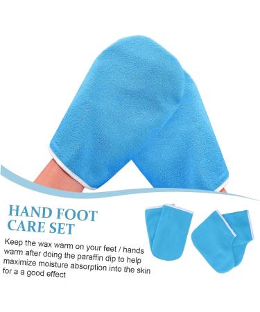 minkissy 3 Sets paraffin wax foot cover paraffin accessories wax bath hand cover Wax Bath Treatment Wax Warmer Hand Foot Liners and bag wax gloves wax socks Work heater comfortable - Buy Online on GoSupps.com