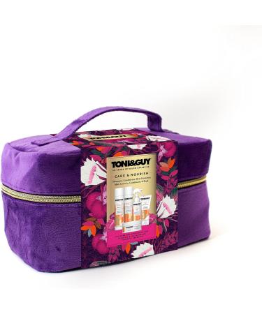 Toni&Guy Ultimate Care & Nourish with a Large Plush Velvet Vanity Gift Case Christmas Gift Set Perfect Gifts for Her 5 Piece - Buy Online on GoSupps.com