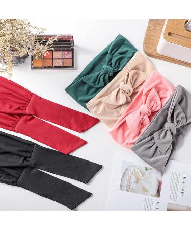 6 Pack Adjustable Knotted Headbands for Women - Non-Slip Floral Hair Bands for Yoga, Running, and Workout - Buy Online on GoSupps.com