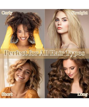 Heatless Curls Set - 3 pcs Non-Slip Curlers for Short to Long Hair | DIY Overnight Curls in Leopard Pattern - Buy Online on GoSupps.com