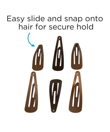 Goody Colour Collection Contour Hair Clips Brunette 6 Count - Pack of 3 - Buy Online on GoSupps.com