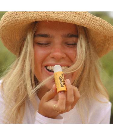 Poppy & Pout Jumbo Lip Balm 2 Pack All Natural Lip Balms & Moisturizers Hydrates with Beeswax Vitamin E Organic Coconut Island Coconut & Lemon Bloom - Buy Online on GoSupps.com
