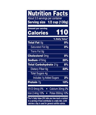 BUSH'S BEST Large Butter Beans (12 Pack) - Plant Based Protein, Fiber, Low Fat, Gluten Free - 16 oz - Buy Online on GoSupps.com
