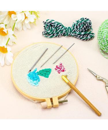 Punch Needle Metal Tube with Wooden Texture Handle Embroidery Pens - Weaving Tools for Thread and Yarn (2.2 mm 1.6 mm 1.2 mm) - Buy Online on GoSupps.com