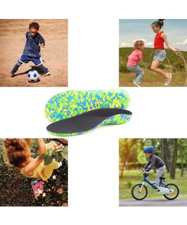 EVA Kids Arch Support Insoles for Flat Feet | Relieve Pain & Improve Posture | Orthotics for Plantar Fasciitis | 17cm Size 8C-10C - Buy Online on GoSupps.com