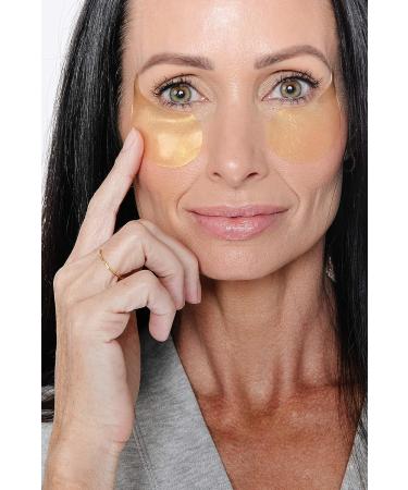 SOON Hydrating 24K Gold Collagen Eye Masks - Set of 5 | Anti-Aging Hydrogel Eye Patches for Fine Lines | Korean Skincare - Buy Online on GoSupps.com