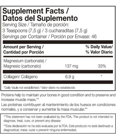 Ana Maria Lajusticia Collagen with Magnesium - 350g Natural Taste | Best Quality Supplement - Buy Online on GoSupps.com