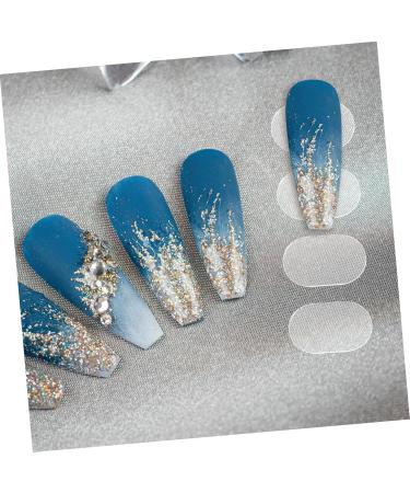  NOLITOY NOLITOY 10 Sheets Adhesive Tabs for Nails Manicure Stickers Nail Art Supplies Invisible Adhesive Pastes for Nails Double Sided Glue - Buy Online on GoSupps.com