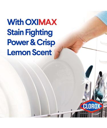 Clorox Triple Action +OxiMax Dishwasher Detergent Pacs - 41 Count Lemon Scent - Pack of 1 - Buy Online on GoSupps.com